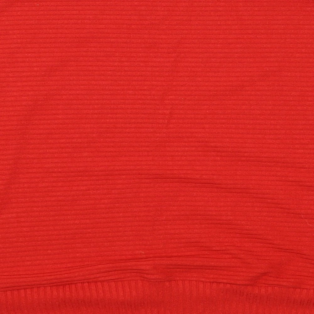 New Look Womens Red  Polyester Pullover Sweatshirt Size 22  Pullover
