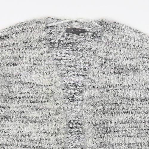Primark Womens Grey V-Neck  Polyester Cardigan Jumper Size S