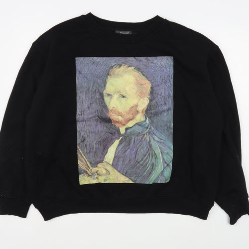Primark Womens Multicoloured  Cotton Pullover Sweatshirt Size M  Pullover - Van Gogh