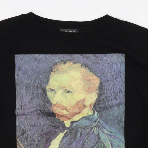 Primark Womens Multicoloured  Cotton Pullover Sweatshirt Size M  Pullover - Van Gogh