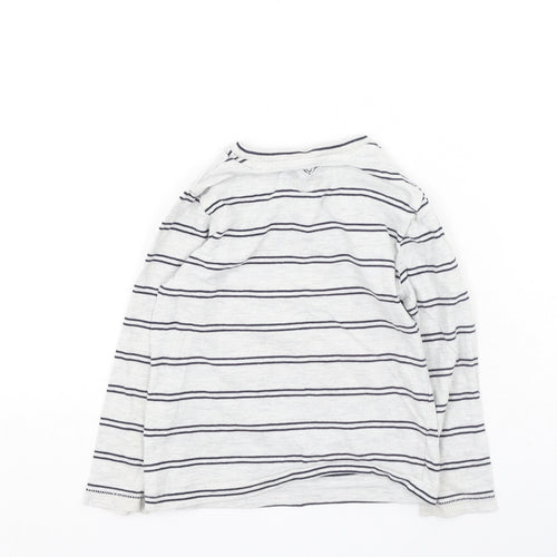 Marks and Spencer Boys Multicoloured  Cotton Basic Casual Size 2-3 Years Round Neck  - robot