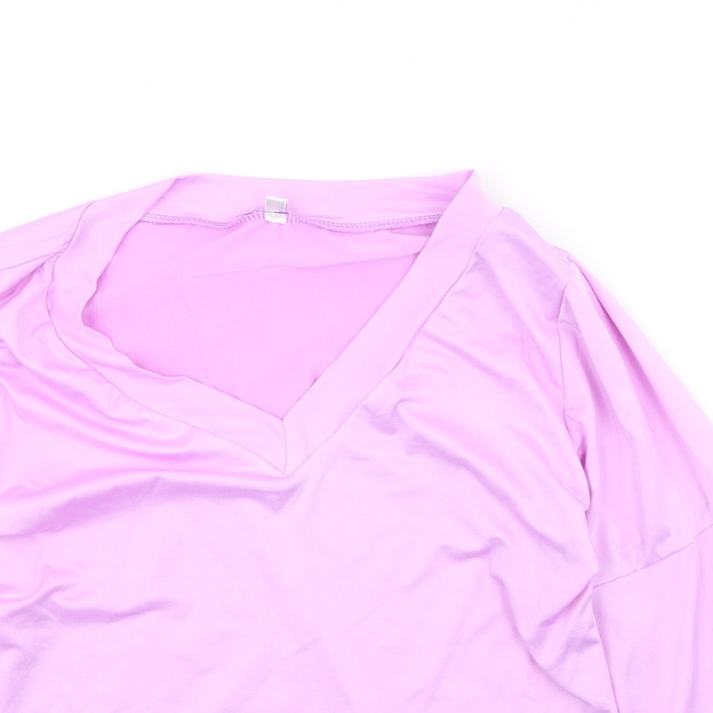 Preworn Womens   Polyester Basic Blouse Size M Scoop Neck