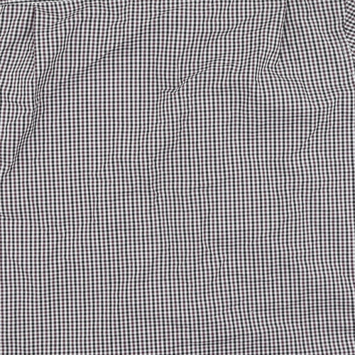 Cedar Wood State Mens Multicoloured Plaid Polyester  Polo Size 2XL Collared