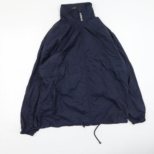 B&C Mens Blue   Jacket Coatigan Size M