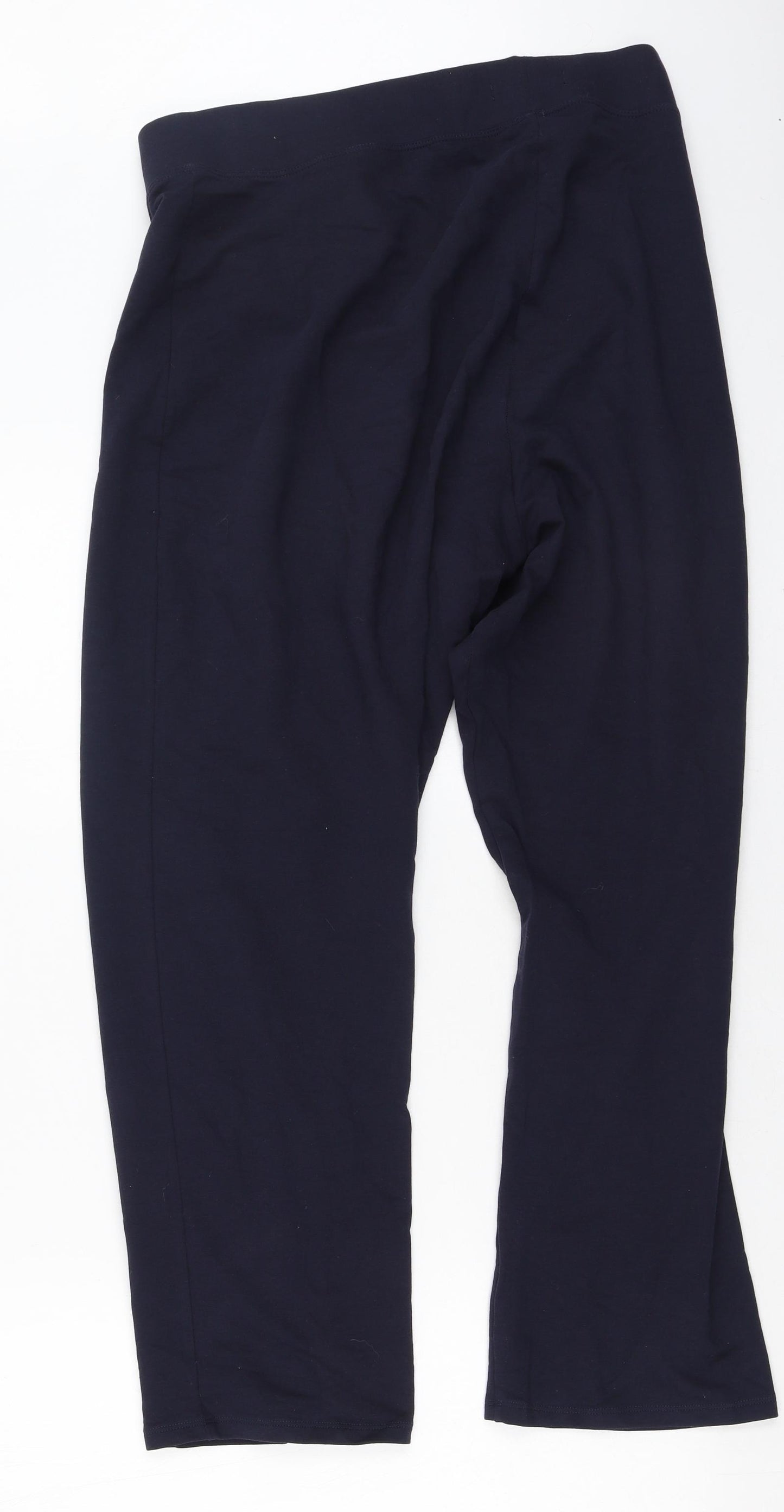 Marks and Spencer Womens Blue  Cotton Jegging Leggings Size 22 L28 in