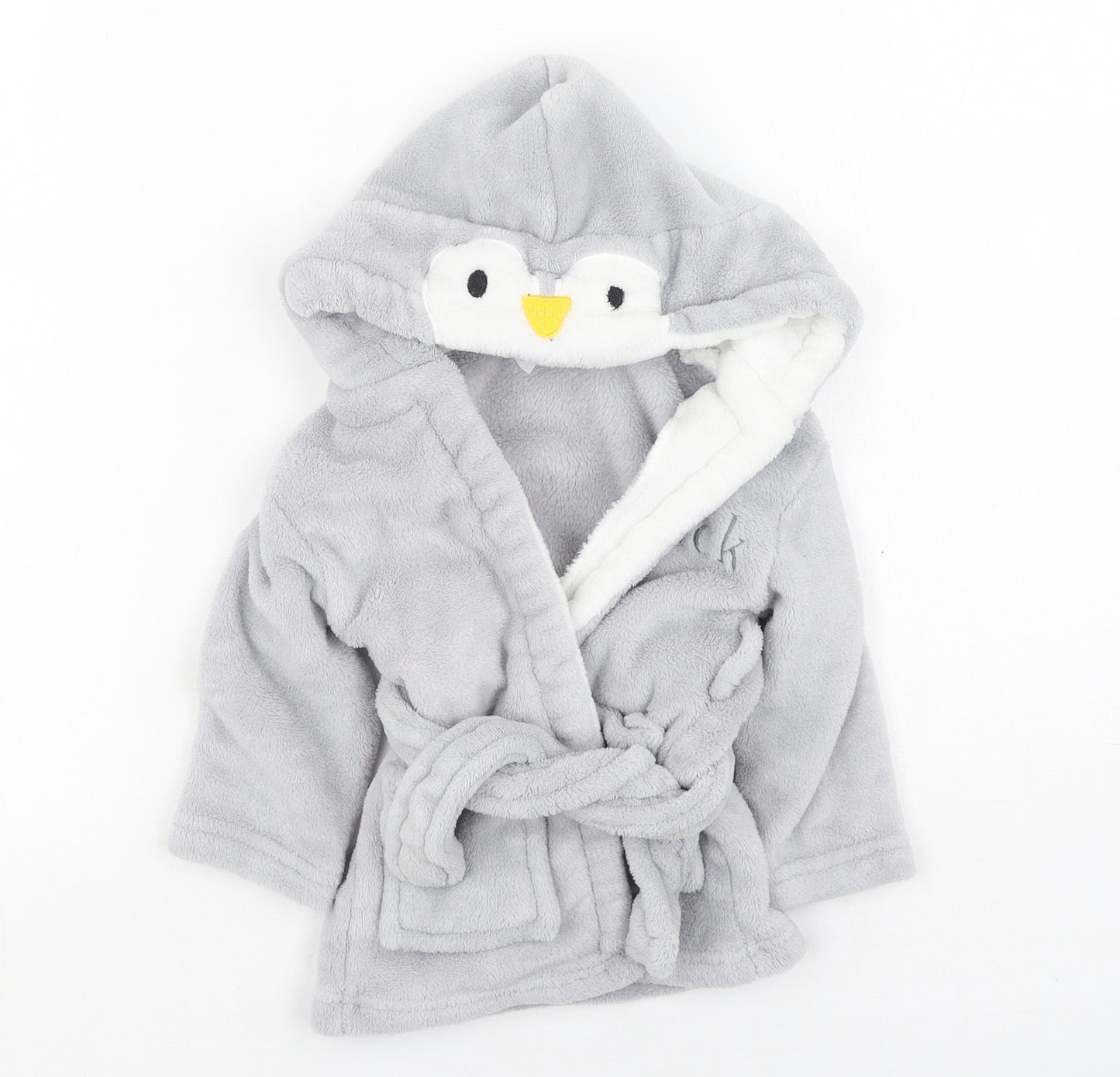 MY  Grey  Polyester Robe  Size 0-3 Months