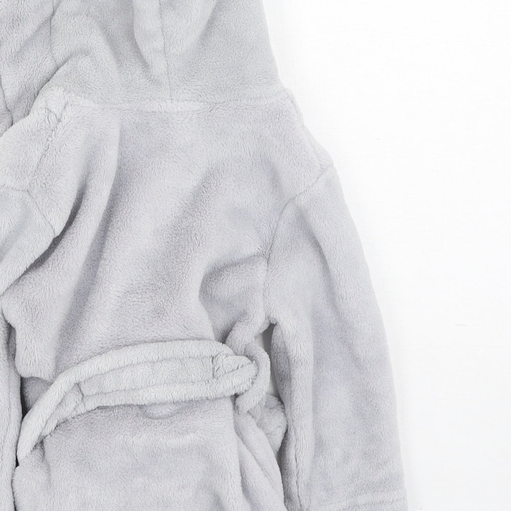MY  Grey  Polyester Robe  Size 0-3 Months