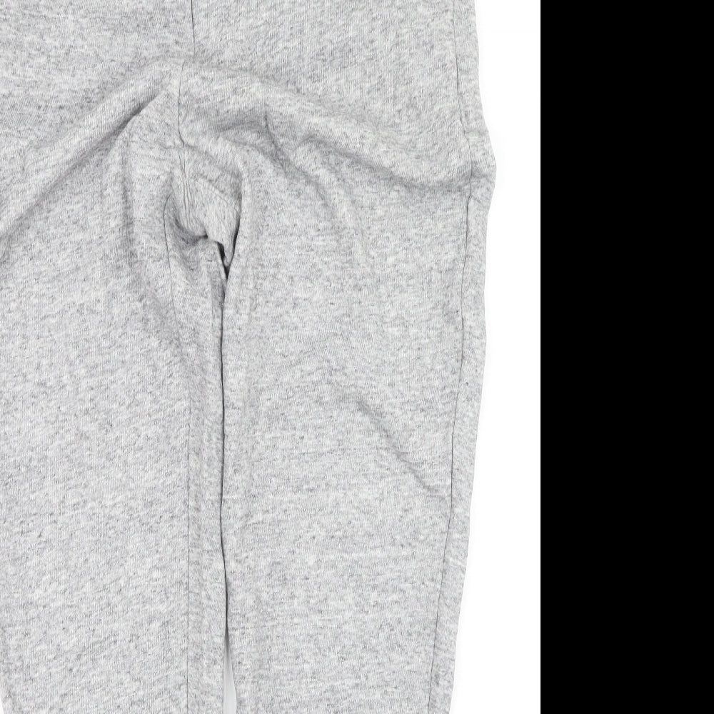 Preworn Womens Grey  Cotton Jogger Trousers Size L L28 in Regular