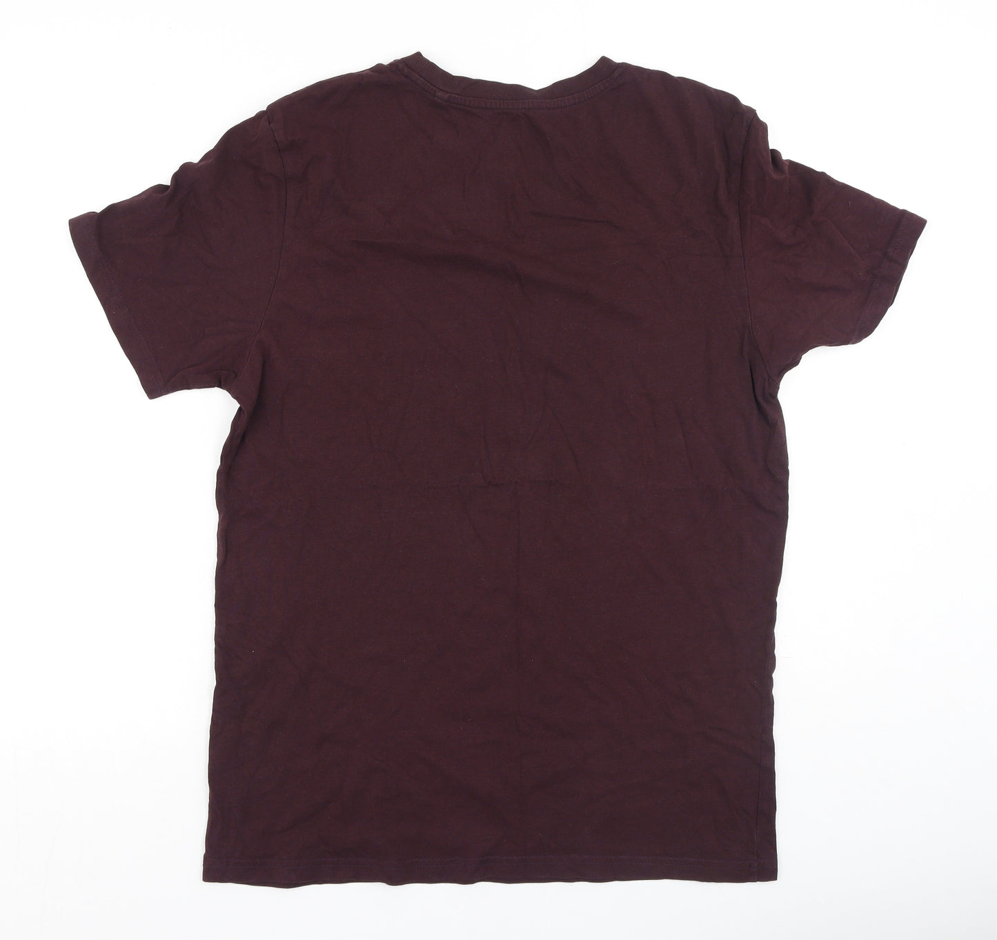NEXT Mens Brown  Cotton  T-Shirt Size M Round Neck