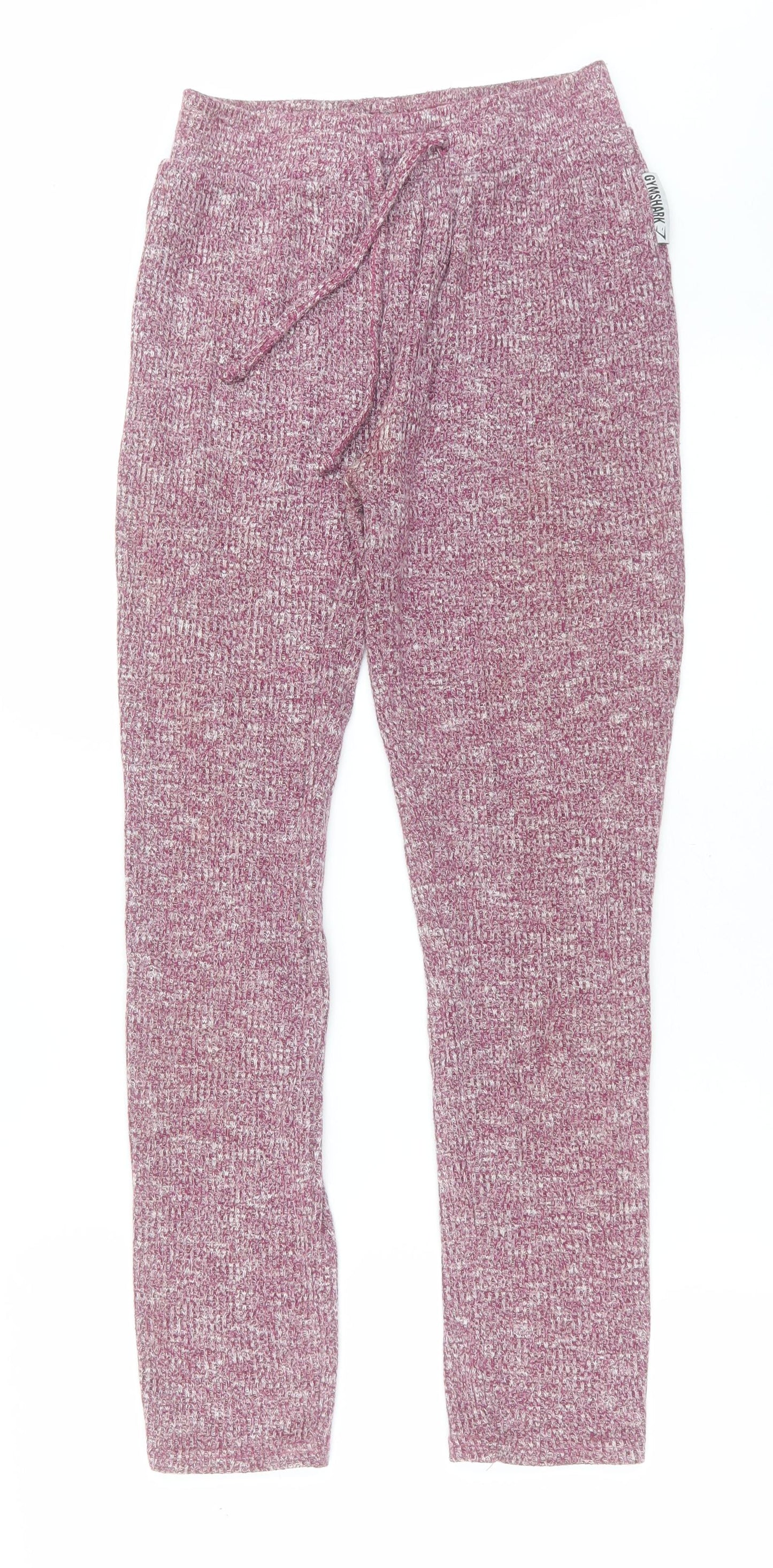Gymshark Womens Purple  Polyester Capri Leggings Size S L26 in