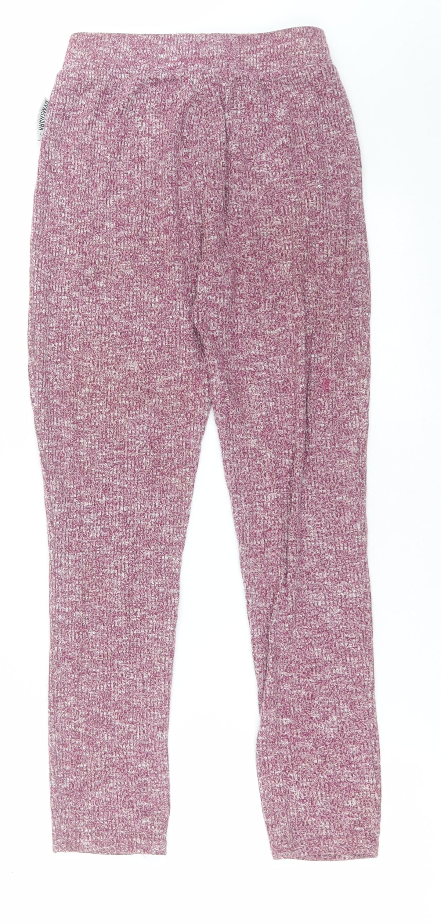 Gymshark Womens Purple  Polyester Capri Leggings Size S L26 in