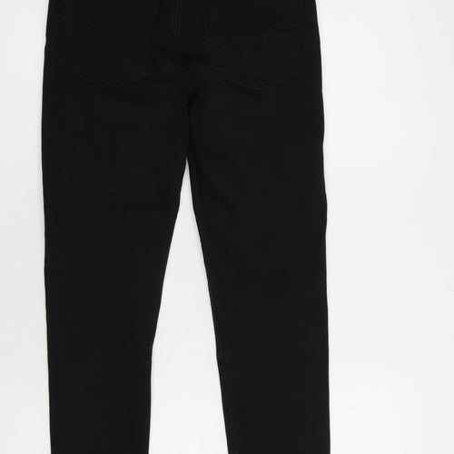 American Eagle Womens Black  Cotton Skinny Jeans Size 6 L30 in Regular Button