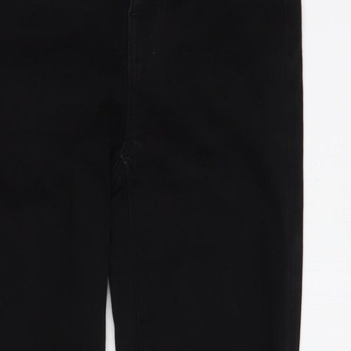 American Eagle Womens Black  Cotton Skinny Jeans Size 6 L30 in Regular Button