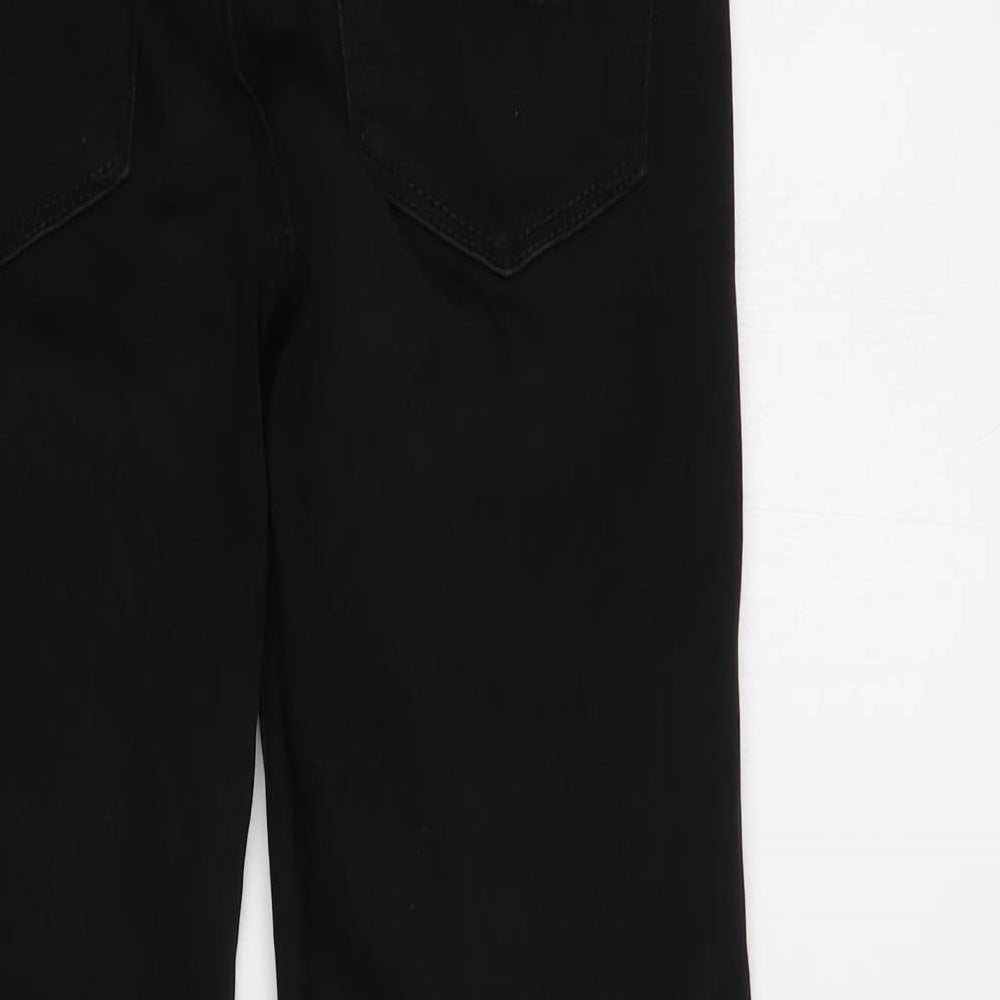 American Eagle Womens Black  Cotton Skinny Jeans Size 6 L30 in Regular Button