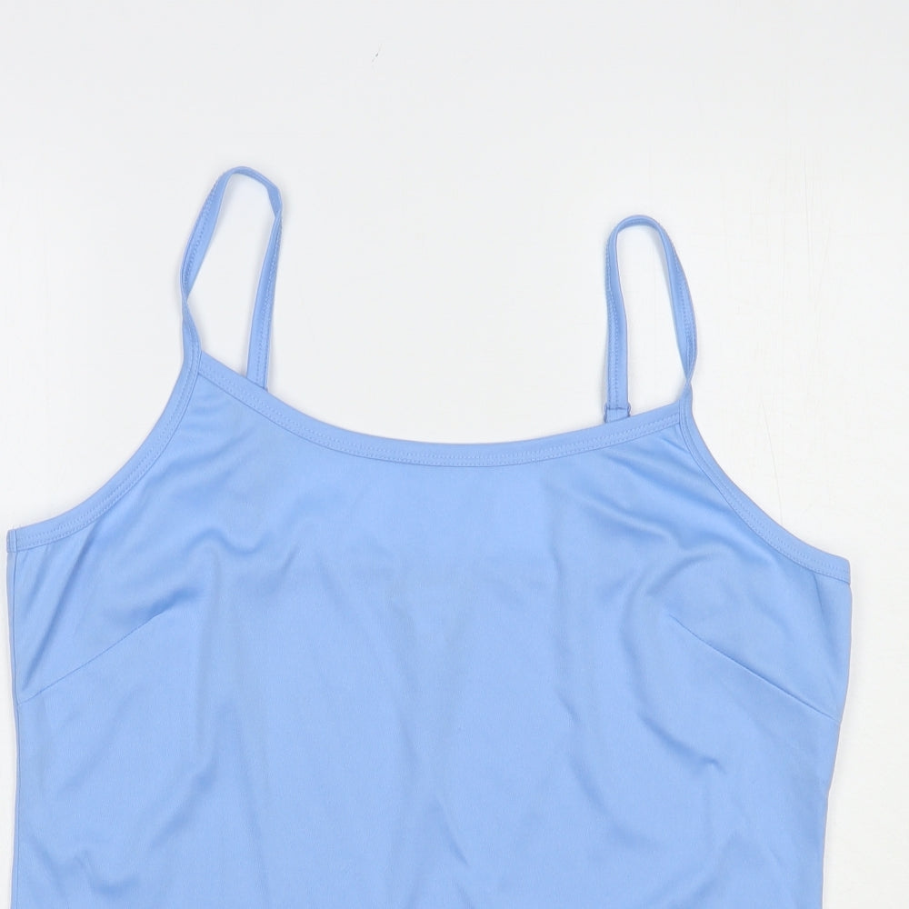 Marisota Womens Blue  Polyester Camisole Blouse Size 16 Square Neck