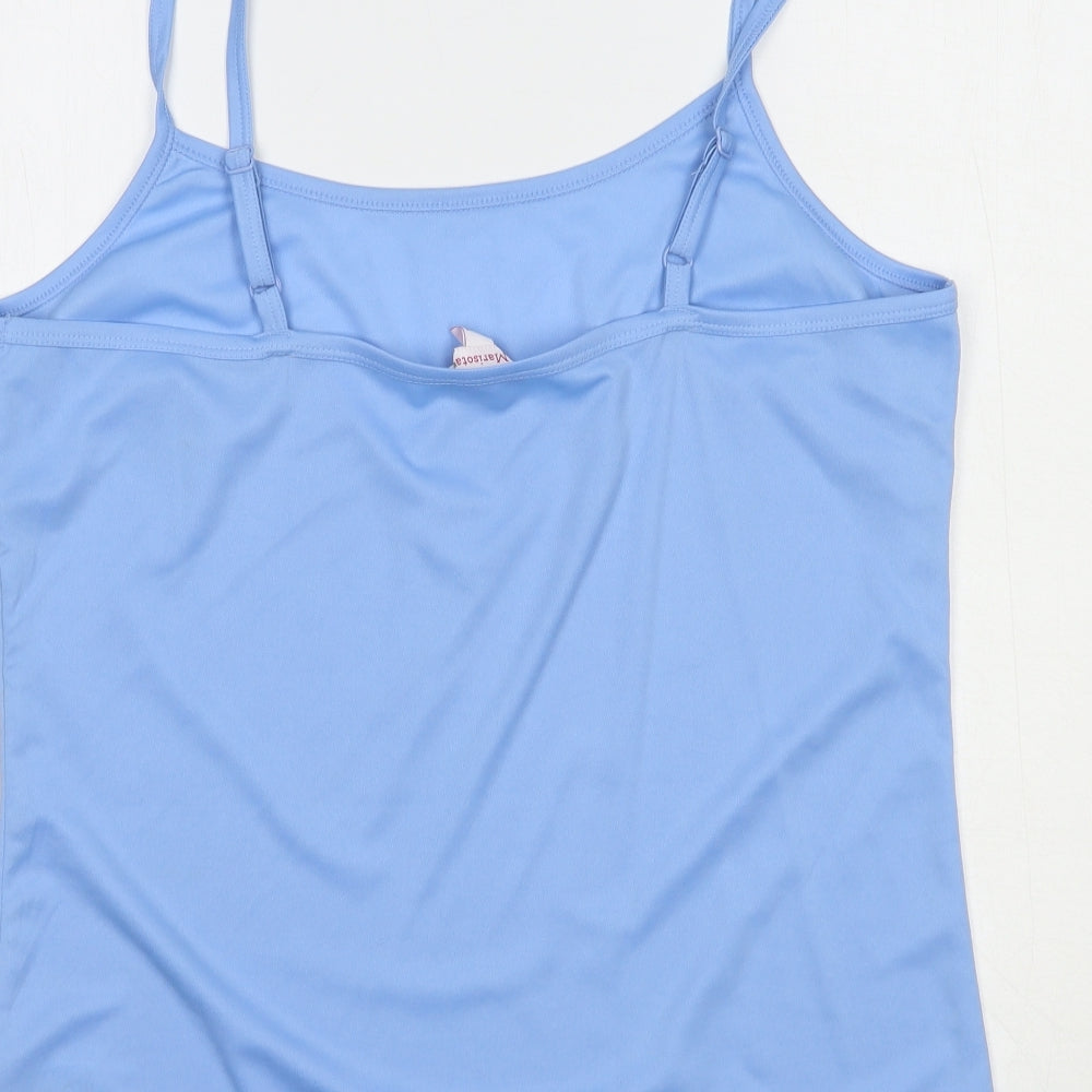 Marisota Womens Blue  Polyester Camisole Blouse Size 16 Square Neck