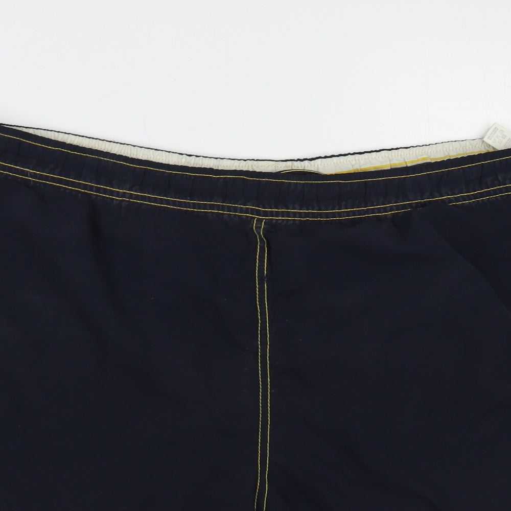 Dunnes Stores Mens Blue  Polyester Bermuda Shorts Size XL L6 in Regular Drawstring