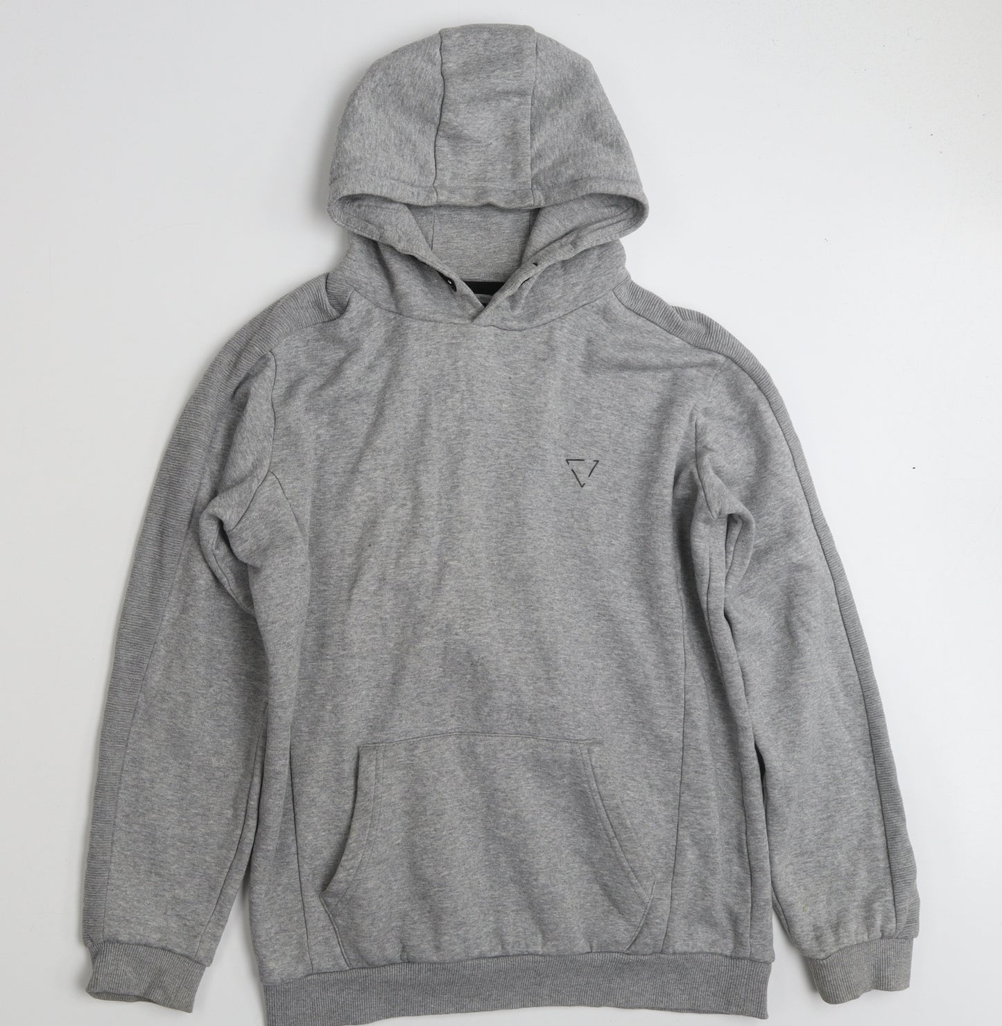Matalan Boys Grey  Cotton Pullover Hoodie Size 13 Years  Pullover