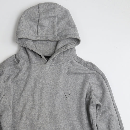 Matalan Boys Grey  Cotton Pullover Hoodie Size 13 Years  Pullover