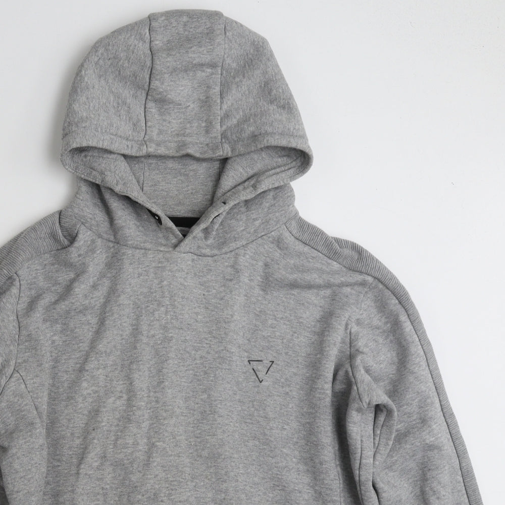 Matalan Boys Grey  Cotton Pullover Hoodie Size 13 Years  Pullover