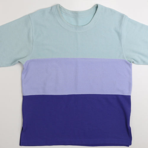 Preworn Womens Multicoloured Colourblock Polyester Pullover Sweatshirt Size M  Pullover - Size M-L