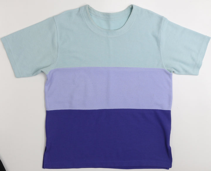 Preworn Womens Multicoloured Colourblock Polyester Pullover Sweatshirt Size M  Pullover - Size M-L
