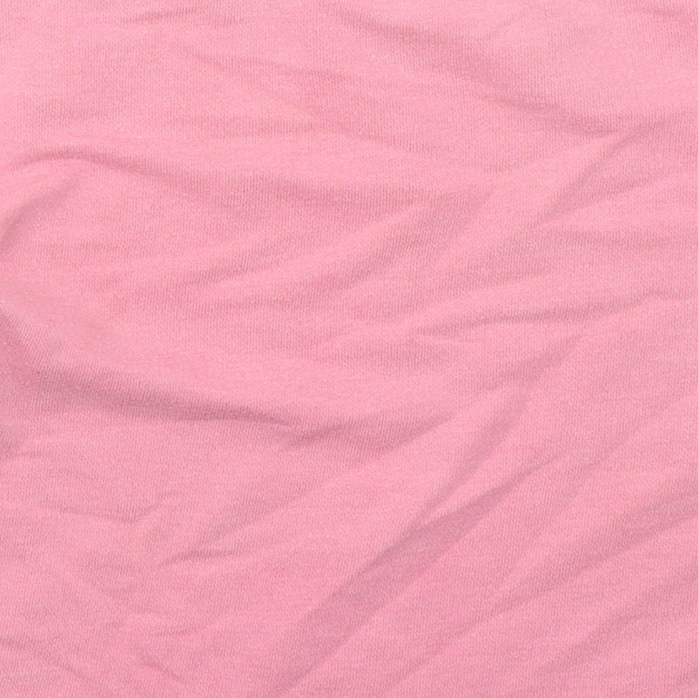 Nike Girls Pink  Cotton Pullover Sweatshirt Size 5-6 Years  Pullover