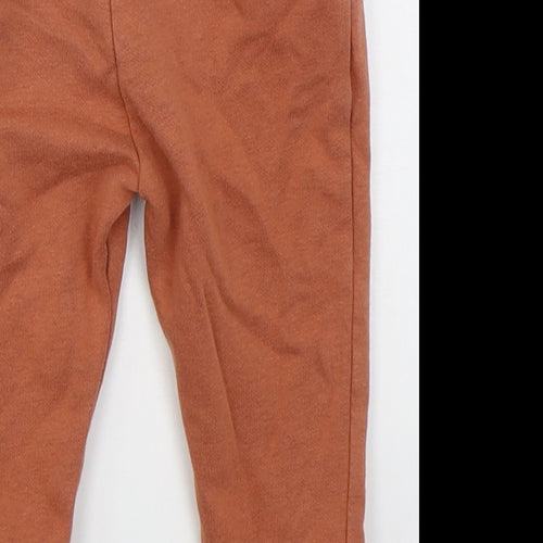 TU Baby Orange  Cotton Sweatpants Trousers Size 18-24 Months  Drawstring
