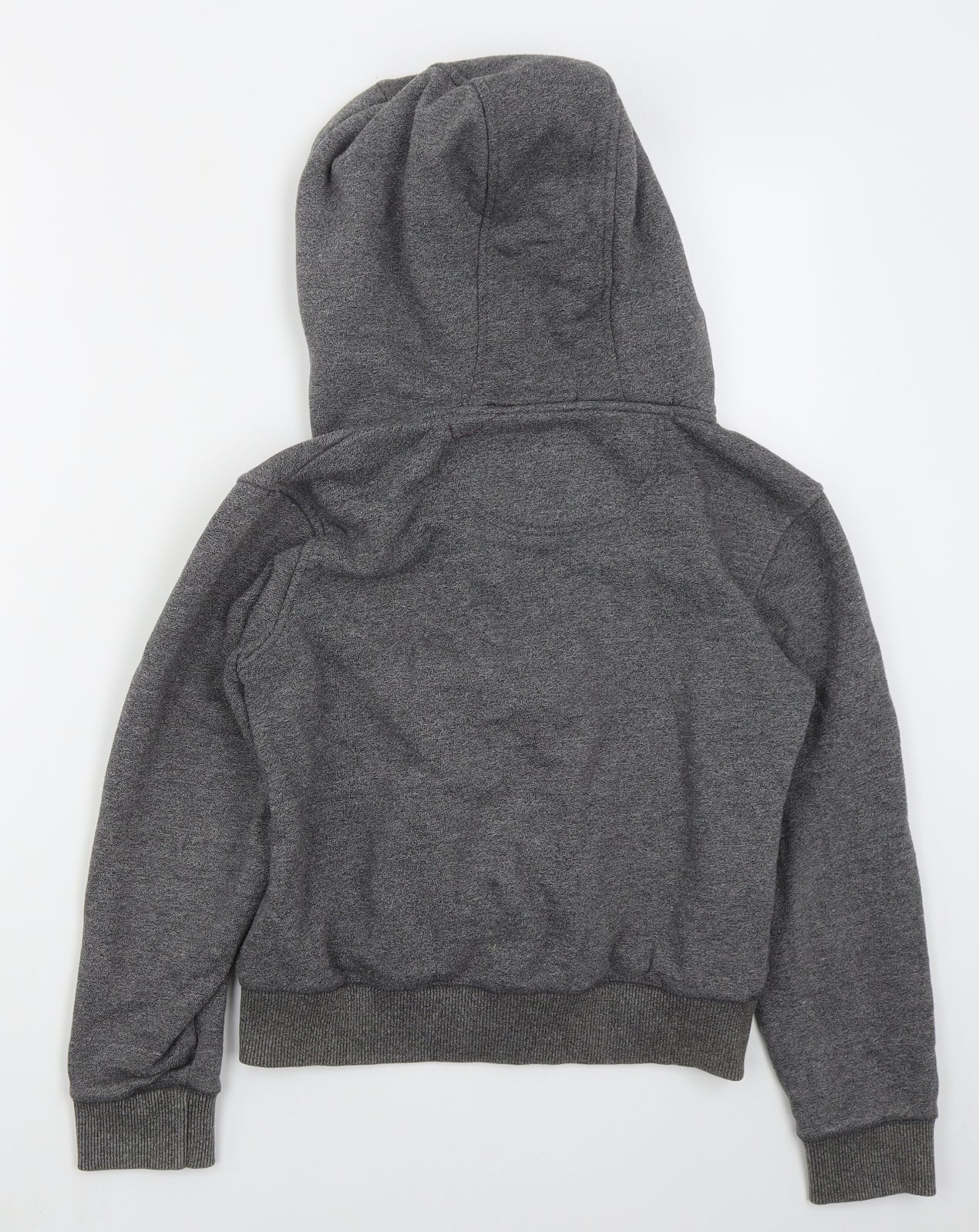 SoulCal&Co Girls Grey  Cotton Full Zip Hoodie Size 13 Years  Zip