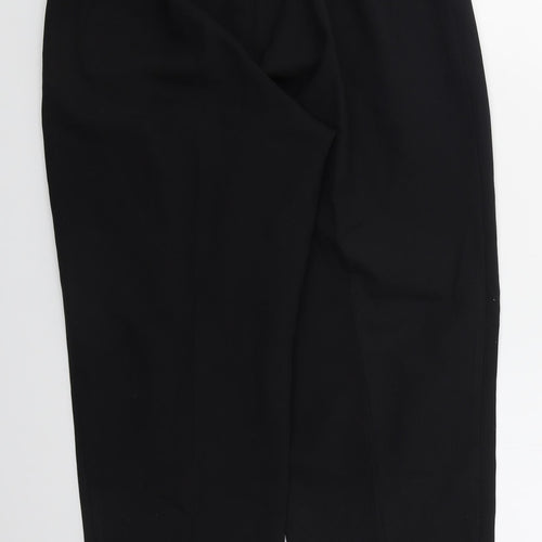 Classics Womens Black  Polyester Trousers  Size 18 L25 in Regular