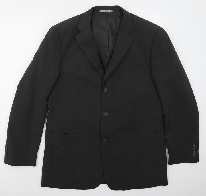 Matalan Mens Grey  Polyester Jacket Suit Jacket Size 42