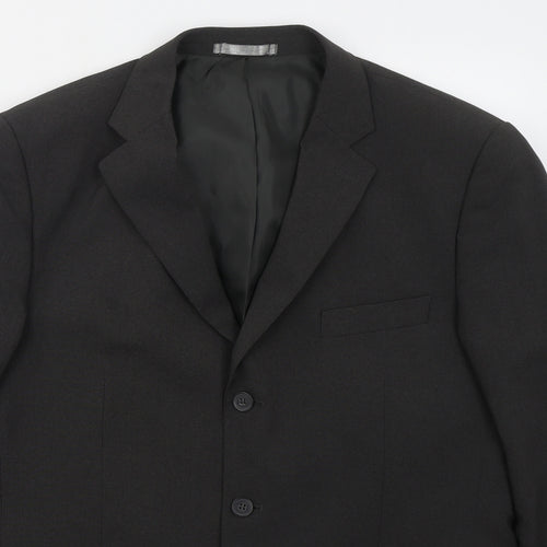 Matalan Mens Grey  Polyester Jacket Suit Jacket Size 42