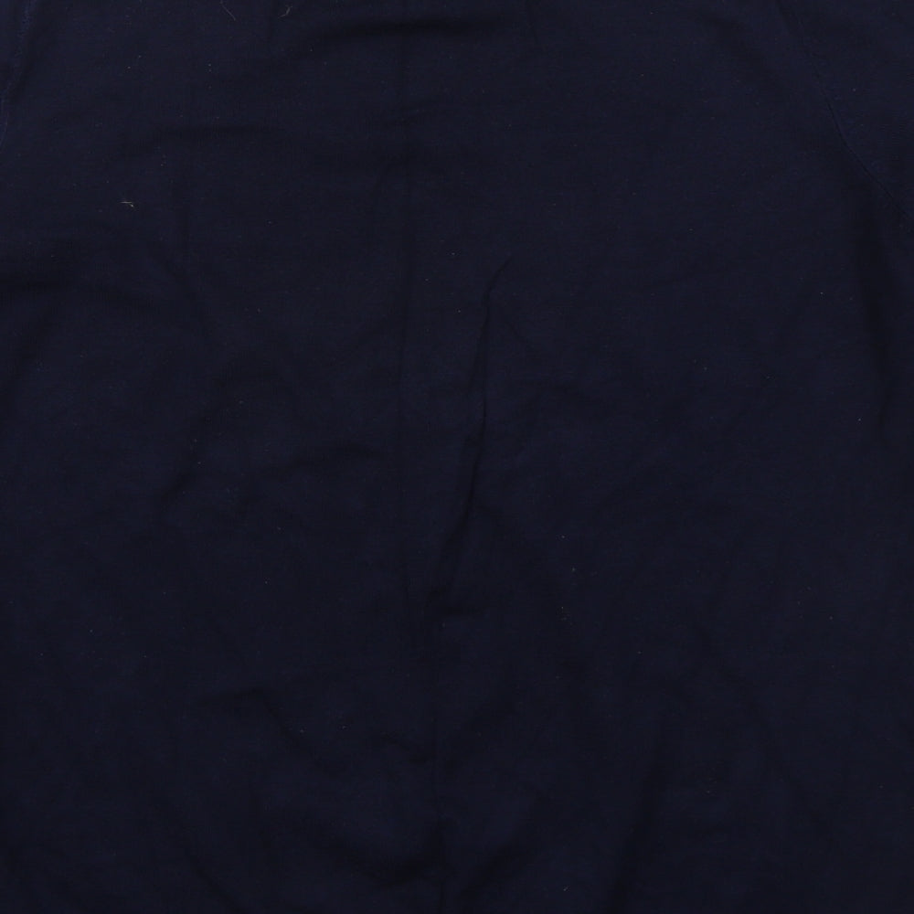 Debenhams Womens Blue Roll Neck  Viscose Pullover Jumper Size 18