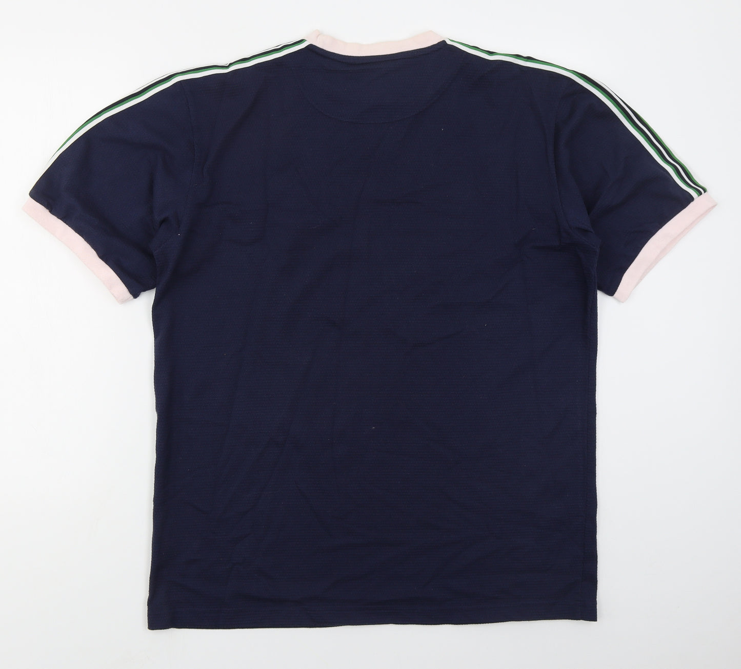 Umbro Mens Blue  Polyester  T-Shirt Size L Crew Neck  - Ireland