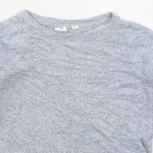 Gap Girls Blue Crew Neck  Viscose Pullover Jumper Size M  Pullover
