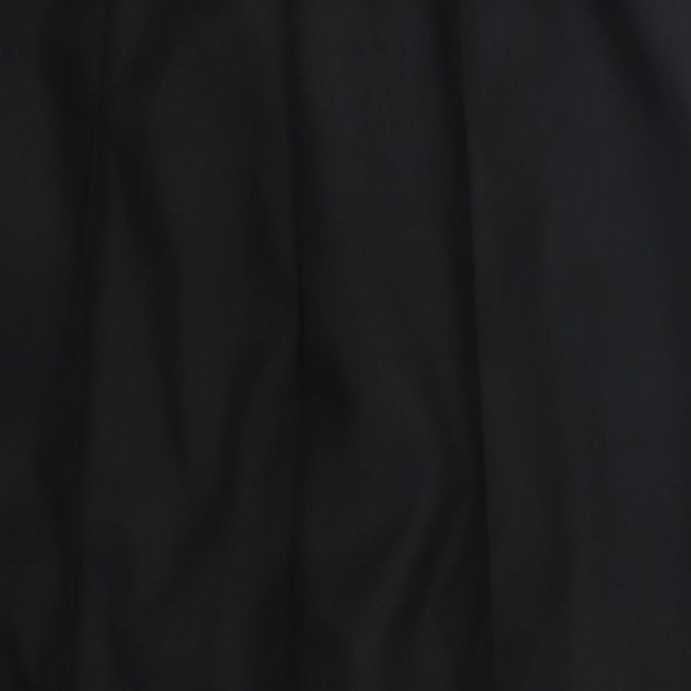 Damart Womens Black  Polyester Trousers  Size 14 L25 in Regular