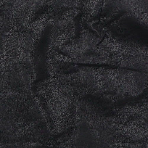 Light Before Dark Womens Black  Polyester Mini Skirt Size M   Zip