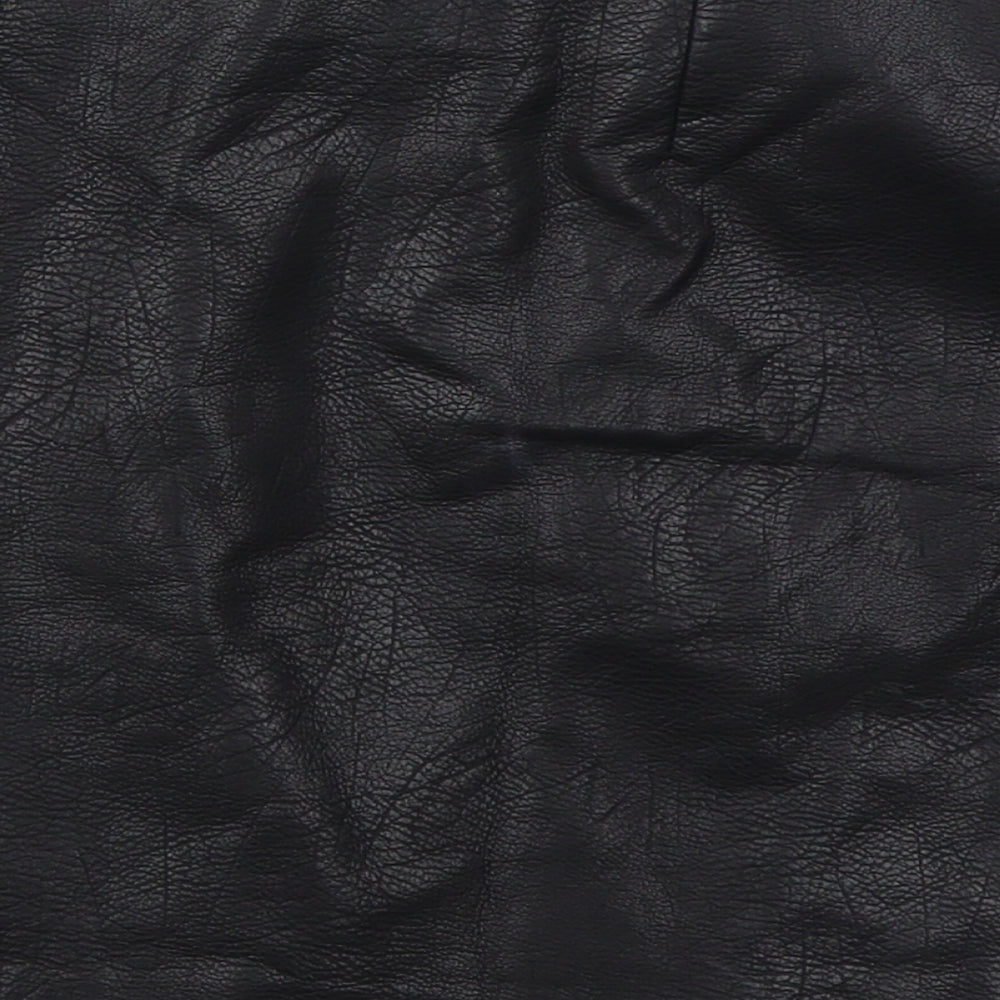 Light Before Dark Womens Black  Polyester Mini Skirt Size M   Zip