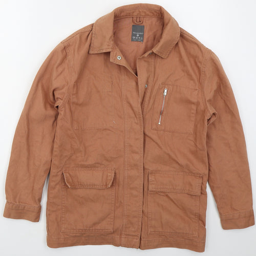 Primark Womens Orange   Jacket  Size 6  Button