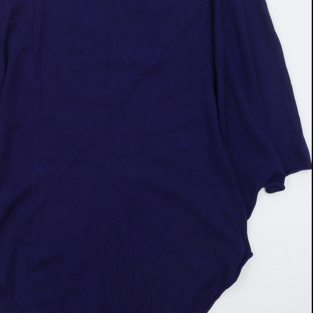 Preworn Womens Blue   Jacket Poncho One Size