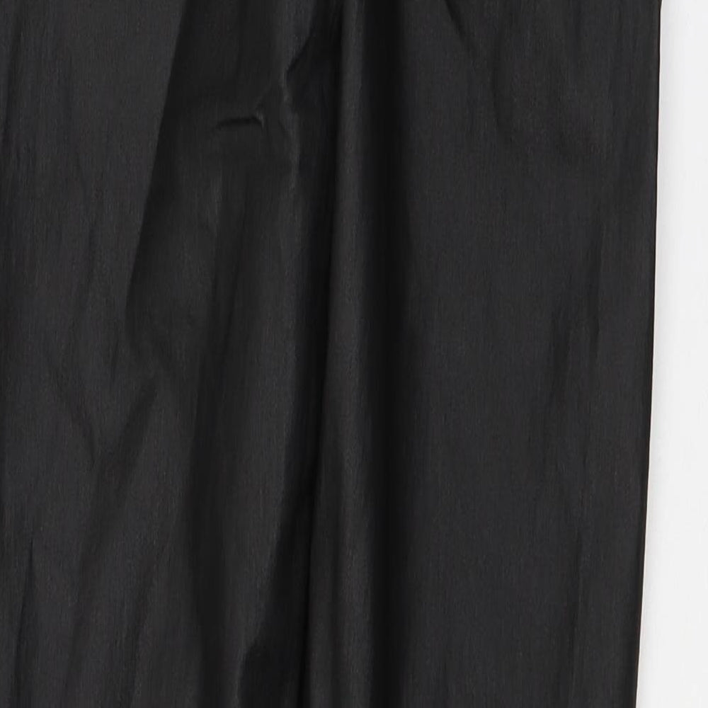 In the Style Womens Black  Polyethylene Skinny Jeans Size 12 L32 in Regular Button