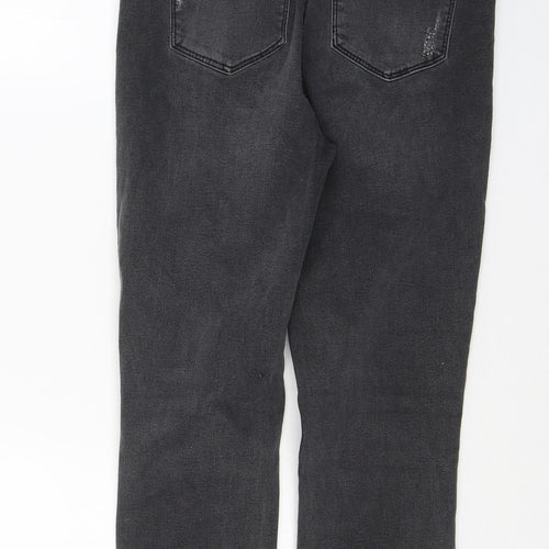 Denim Womens Black  Cotton Skinny Jeans Size 10 L23 in Regular Button