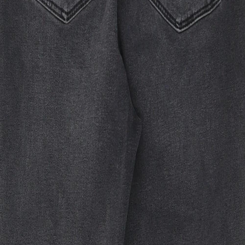 Denim Womens Black  Cotton Skinny Jeans Size 10 L23 in Regular Button