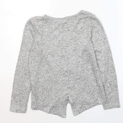 Ilovegirlswear Girls Grey Round Neck  Polyester Pullover Jumper Size 9 Years  Pullover - Stay Magical