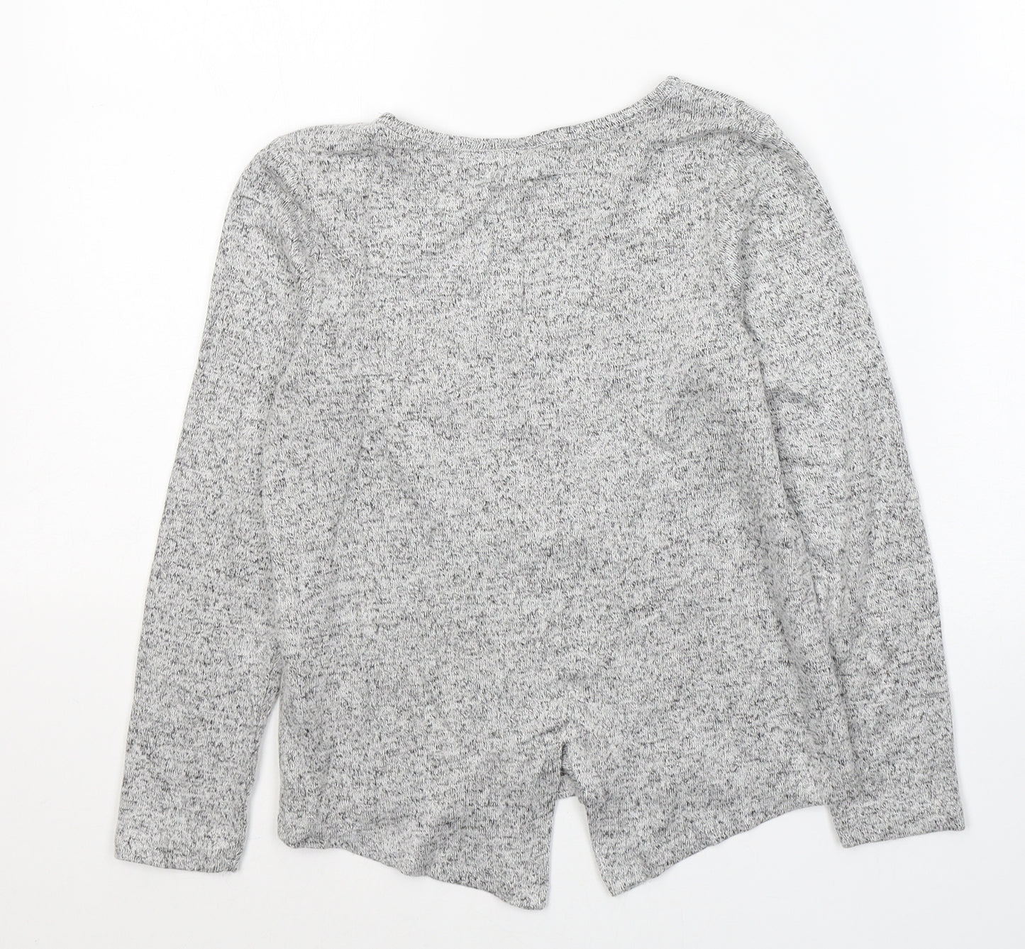 Ilovegirlswear Girls Grey Round Neck  Polyester Pullover Jumper Size 9 Years  Pullover - Stay Magical