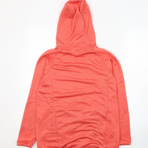 Canterbury Womens Orange  Polyester Pullover Hoodie Size 10  Pullover - Activewear