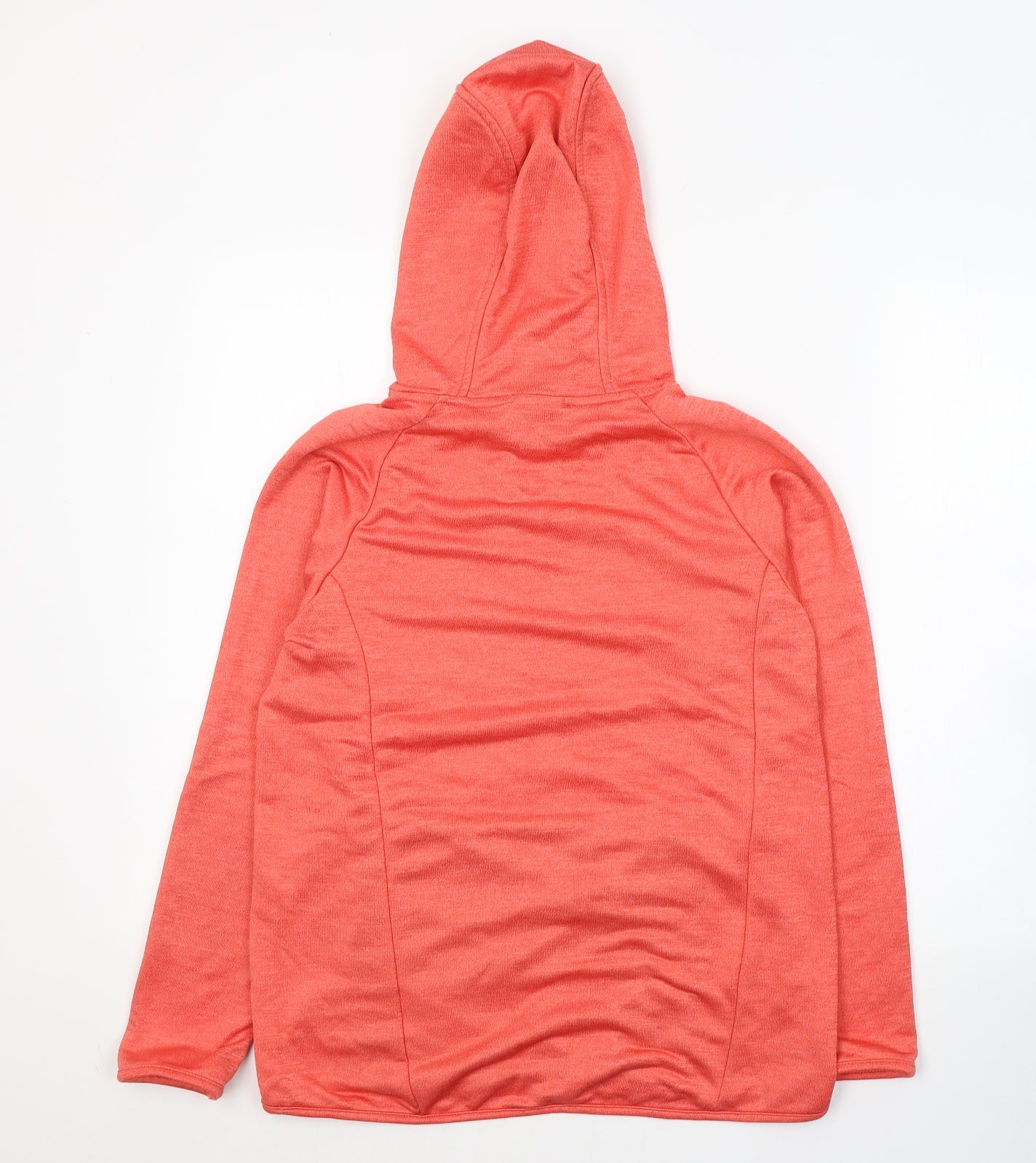 Canterbury Womens Orange  Polyester Pullover Hoodie Size 10  Pullover - Activewear