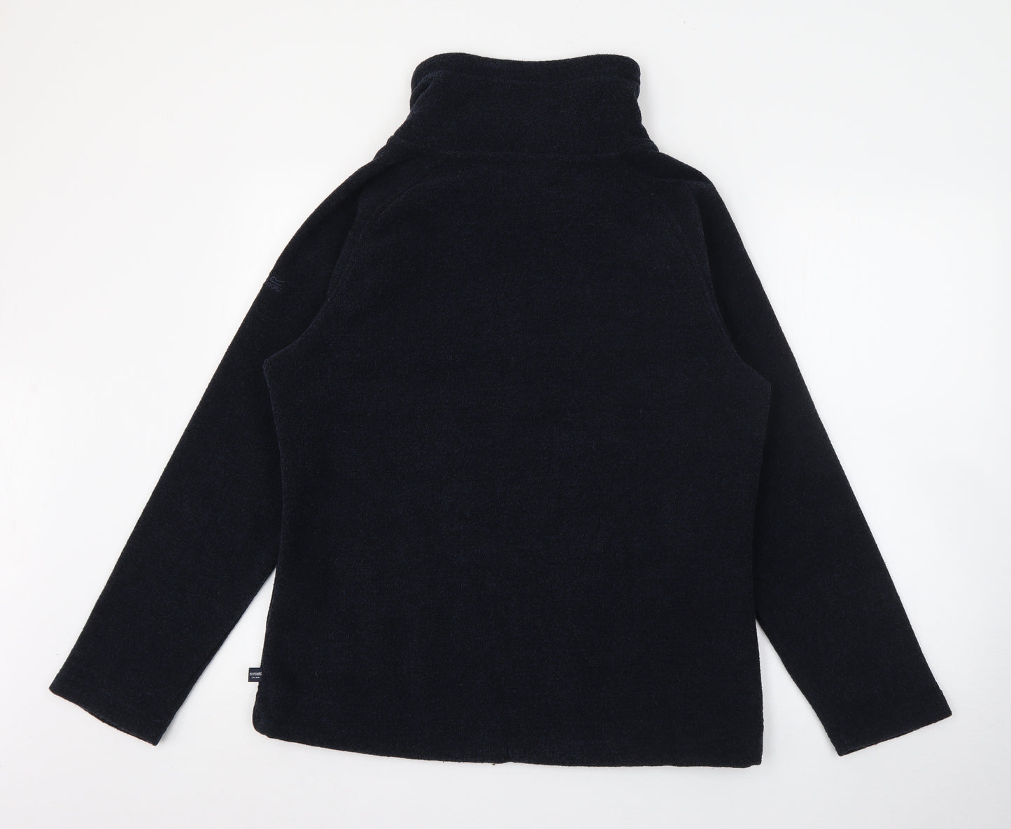 Regatta Womens Blue Roll Neck  Polyester Pullover Jumper Size 14