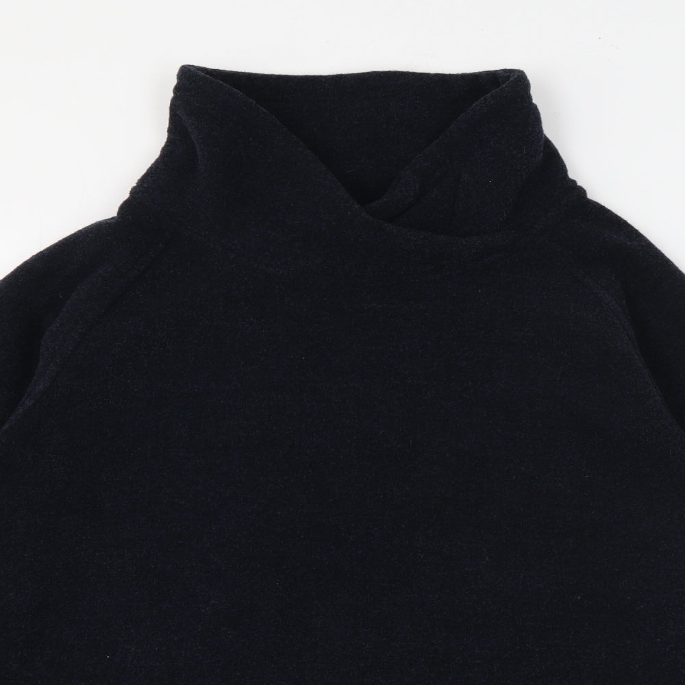Regatta Womens Blue Roll Neck  Polyester Pullover Jumper Size 14