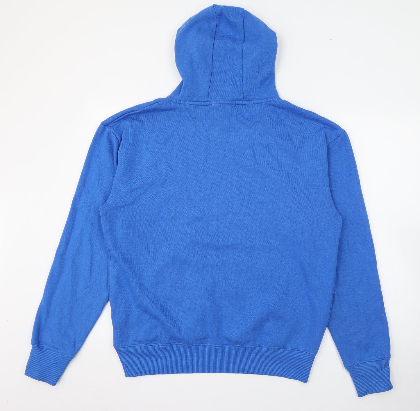 Primark Mens Blue  Cotton Pullover Hoodie Size L